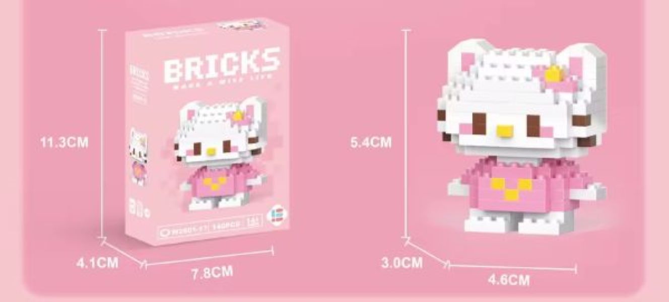 Toy - Bricks - Hello Kitty - hotRAGS.com