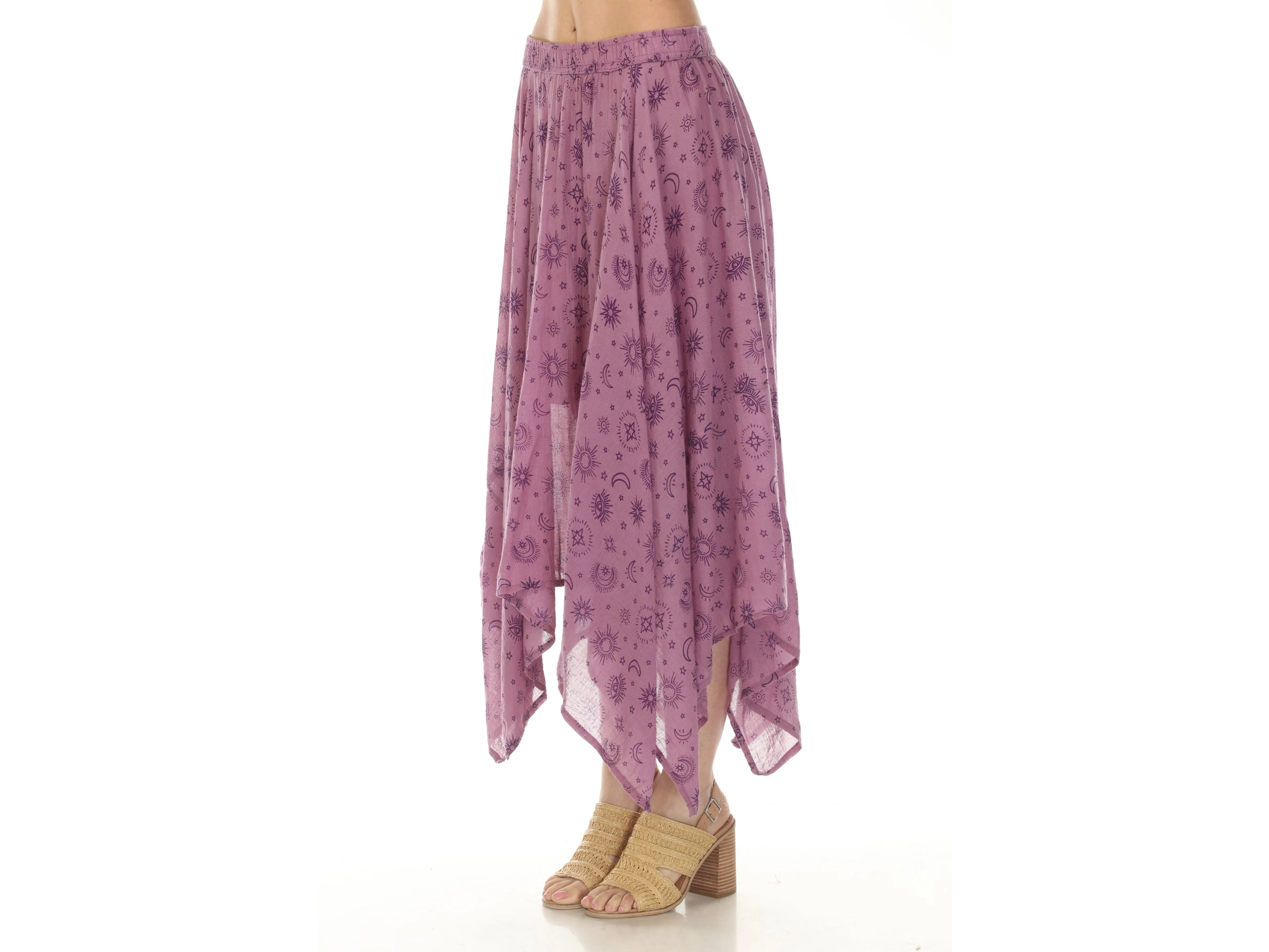 SKIRT - FAIRY GAUZE - Plum