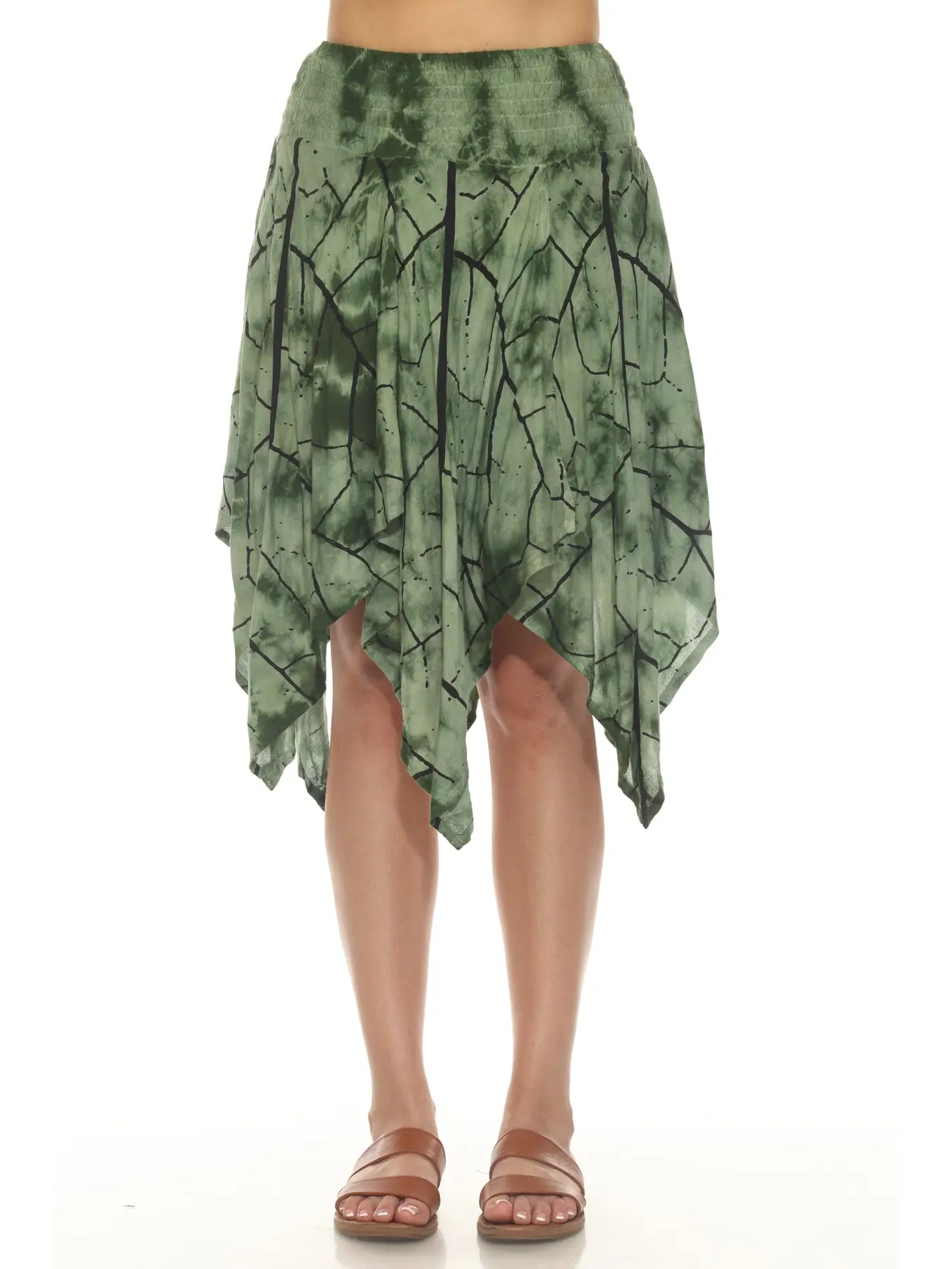 SKIRT - FAIRY TIEDYE LEAF - Sage