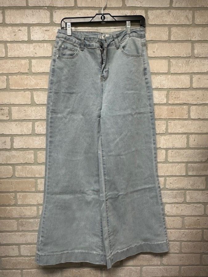 Denim - Wide Leg Light Wash - hotRAGS.com