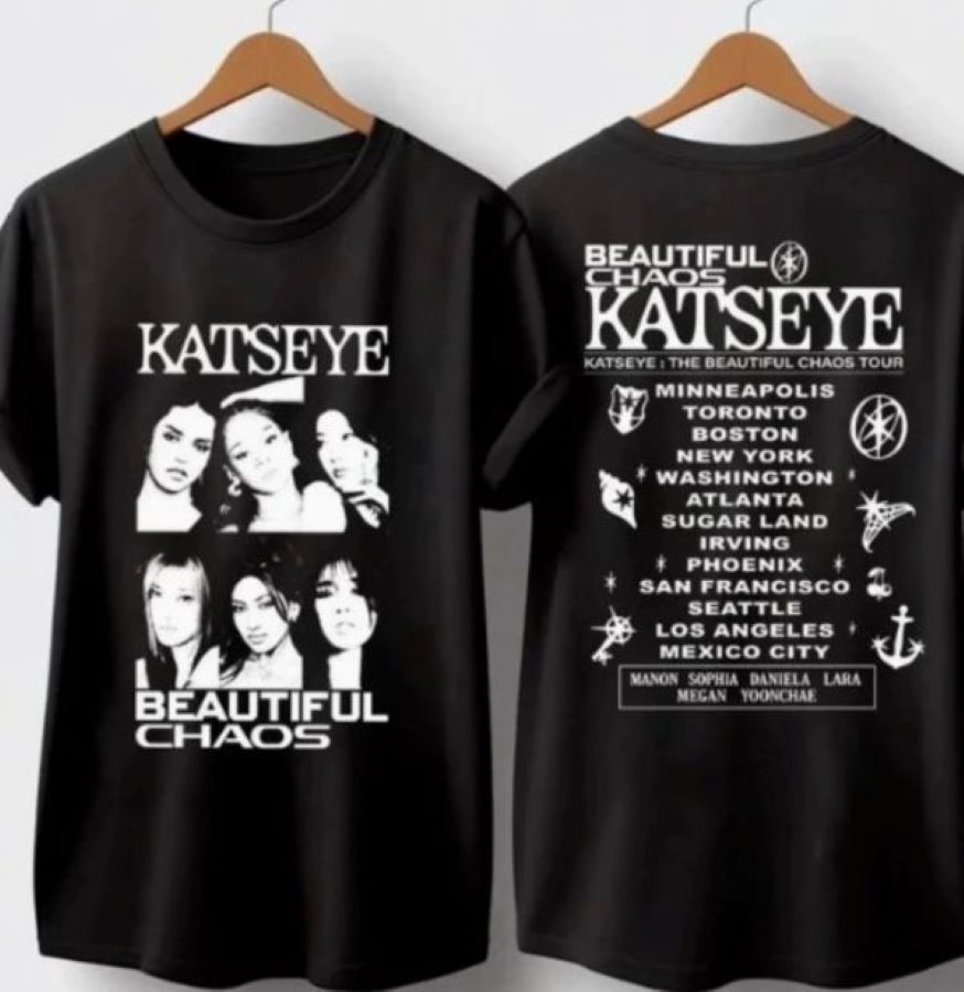 T SHIRT - Katseye Front Back Chaos - hotRAGS.com