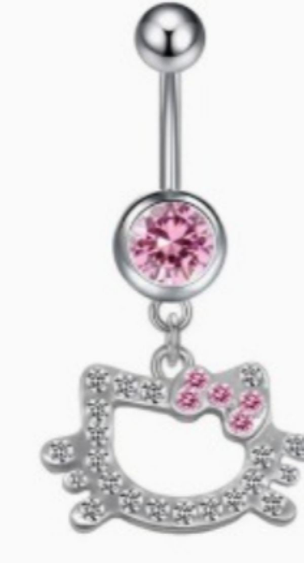 Belly Ring - Hello Kitty Pink - hotRAGS.com