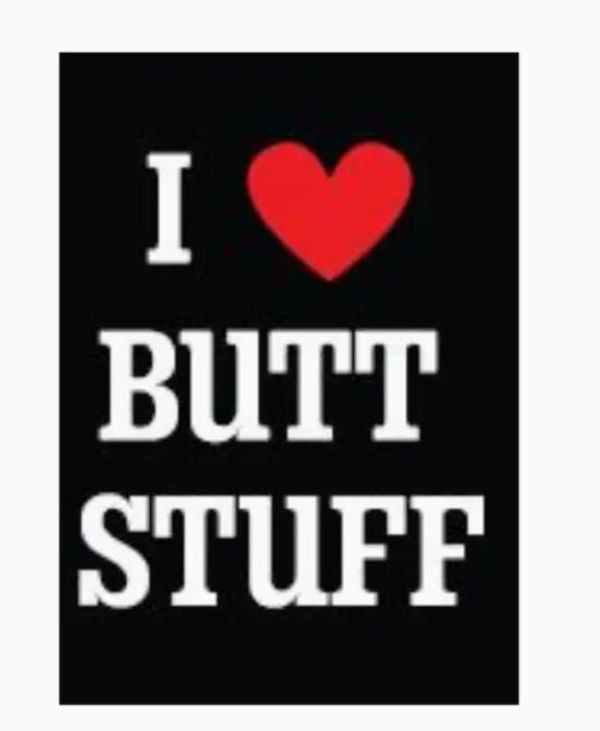 Magnet - I Heart Butt Stuff - hotRAGS.com