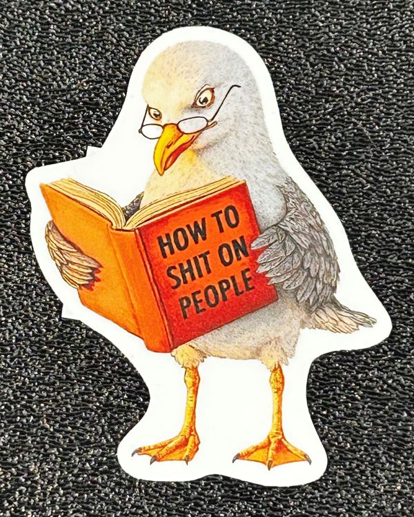Sticker - How To Shit On - hotRAGS.com
