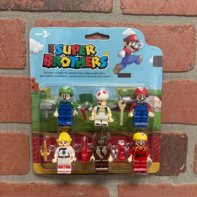 TOY - FIGURE LEGO SUPER MARIO 6Pc - hotRAGS.com