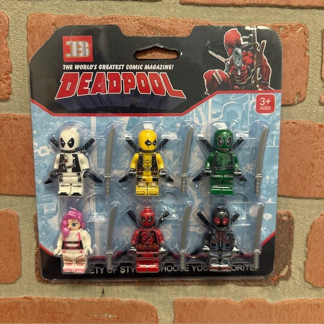 TOY - FIGURE LEGO DEADPOOL 6PC - hotRAGS.com