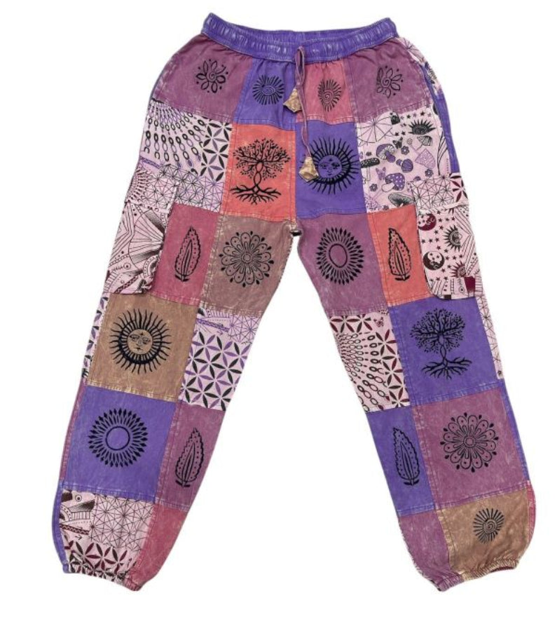 PANTS - PATCHWORK PURPLES
