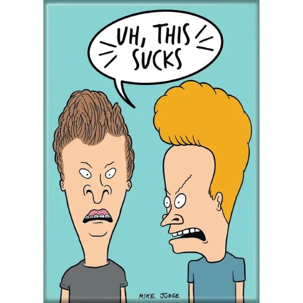 Magnet - Beavis Butt Head - This Sucks - hotRAGS.com