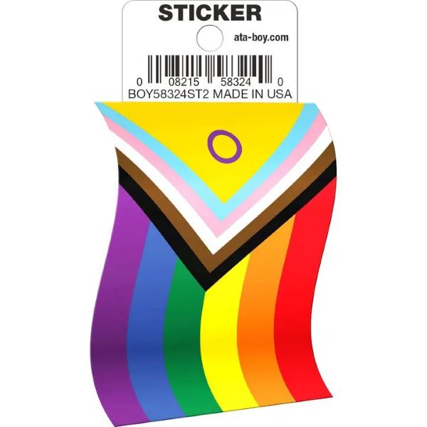 Sticker - Progress Pride Flag - hotRAGS.com