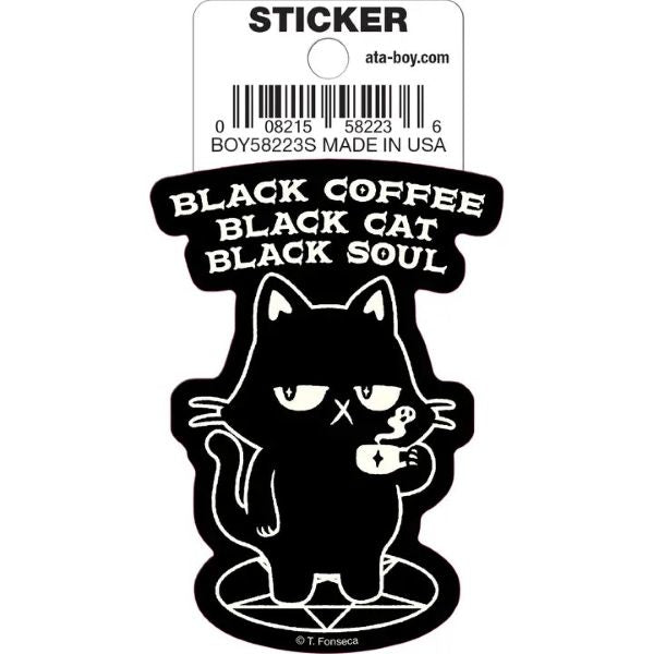 Sticker - Tobe Fonseca Black Cat - hotRAGS.com