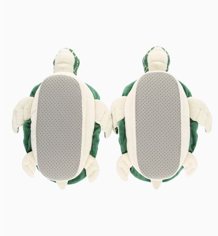 SLIPPERS - PLUSH TURTLE - hotRAGS.com