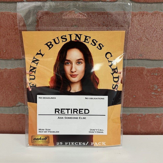 Card - Retired As Someone Else - hotRAGS.com