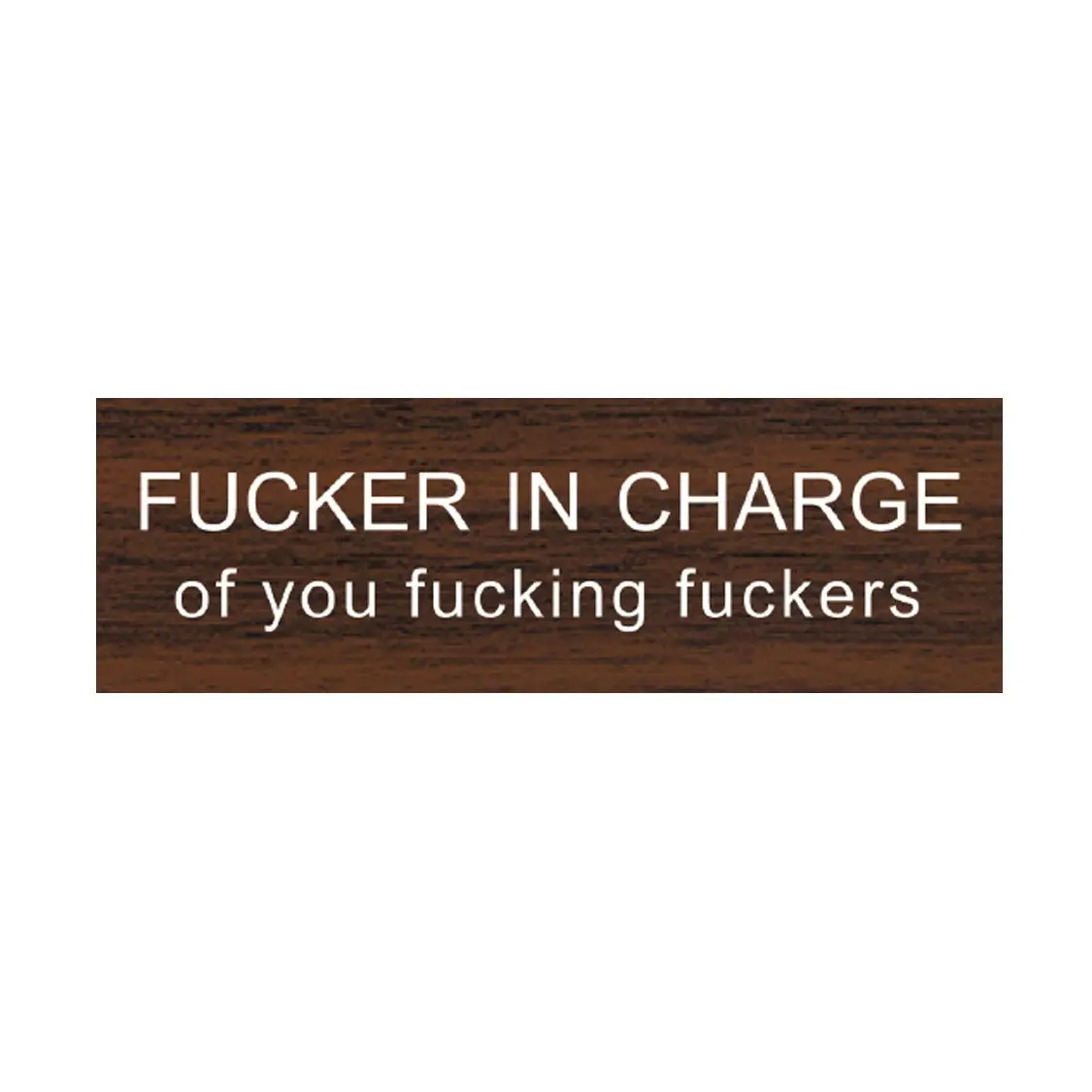 Name Tag - Fucker In Charge