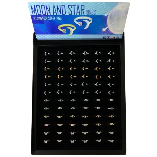 RING - MOON, EVIL EYE, And Butterfly Rings - Assorted - hotRAGS.com