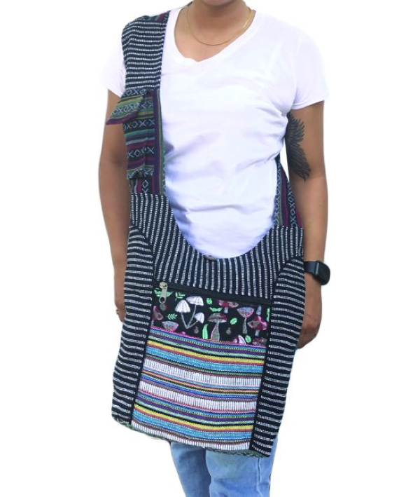 BAG - MUSHROOM PRINT COTTON HOBO - hotRAGS.com