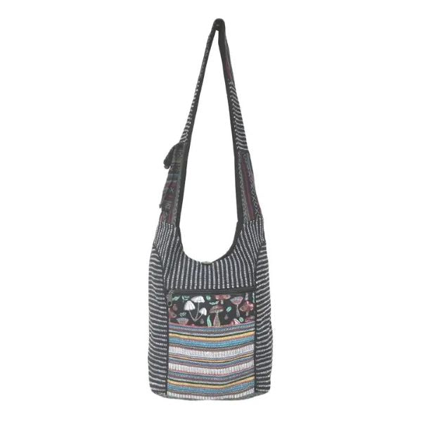 BAG - MUSHROOM PRINT COTTON HOBO - hotRAGS.com