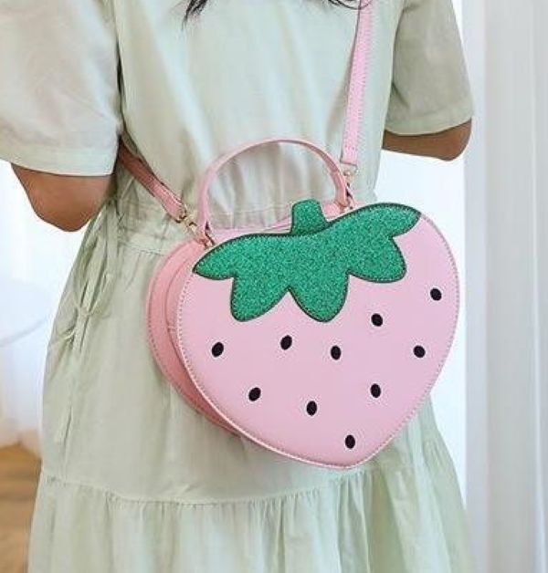 BAG - STRAWBERRY - PINK