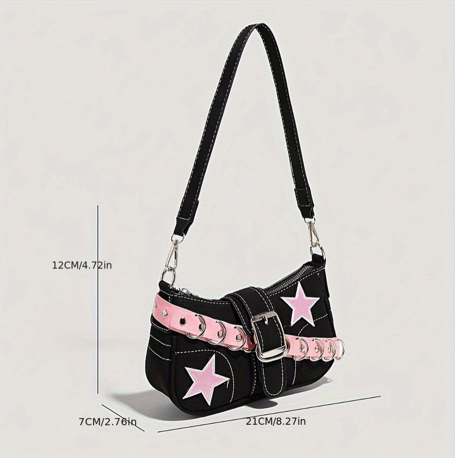 BAG Y2K PUNK STAR PATCH