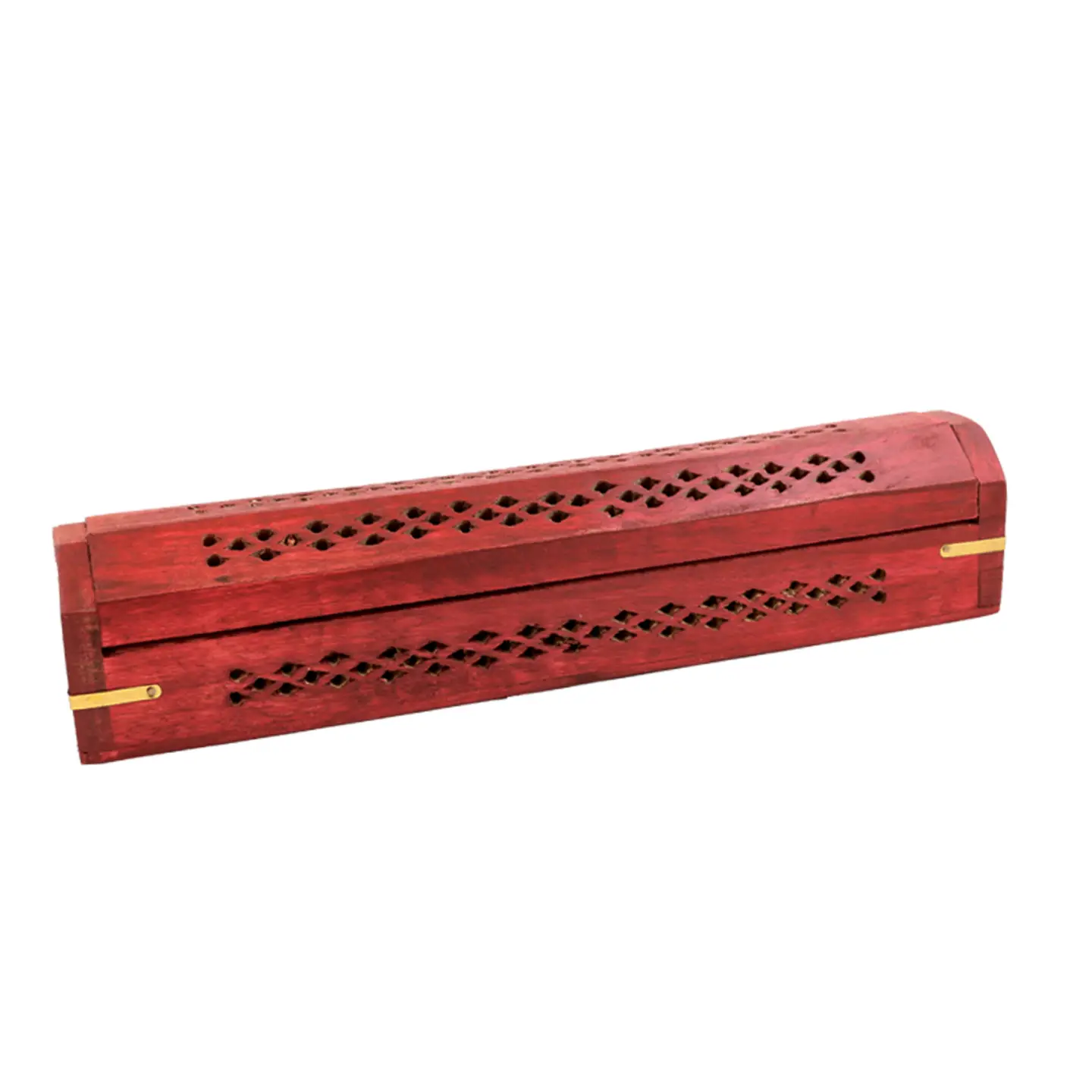 BOX BURNER - HAND CARVED RED