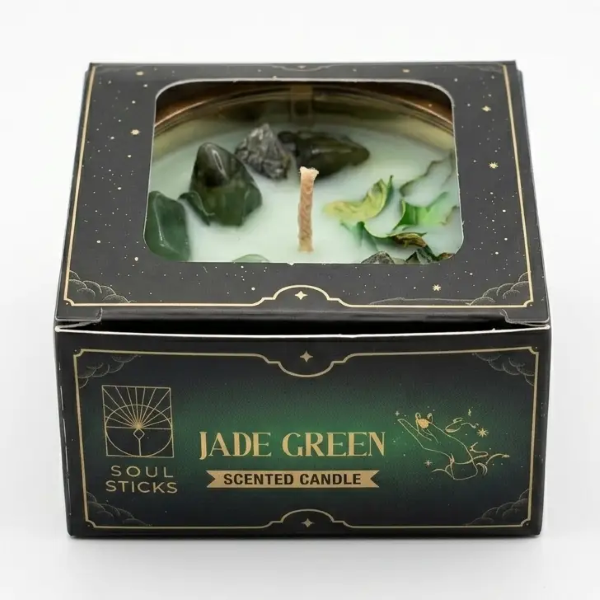 CANDLE - JADE CRYSTAL SMUDGE