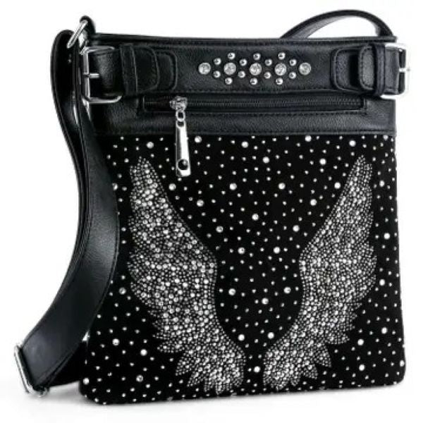 BAG - WINGS RHINESTONE CROSSBODY