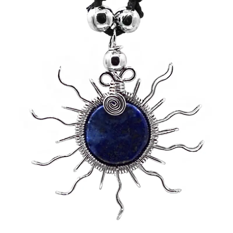 NECKLACE - SUN STONE PENDANT - Assorted