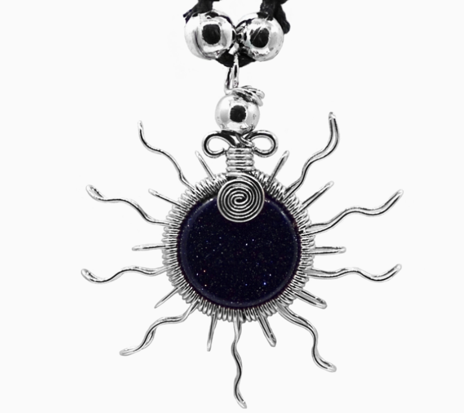 NECKLACE - SUN STONE PENDANT - Assorted