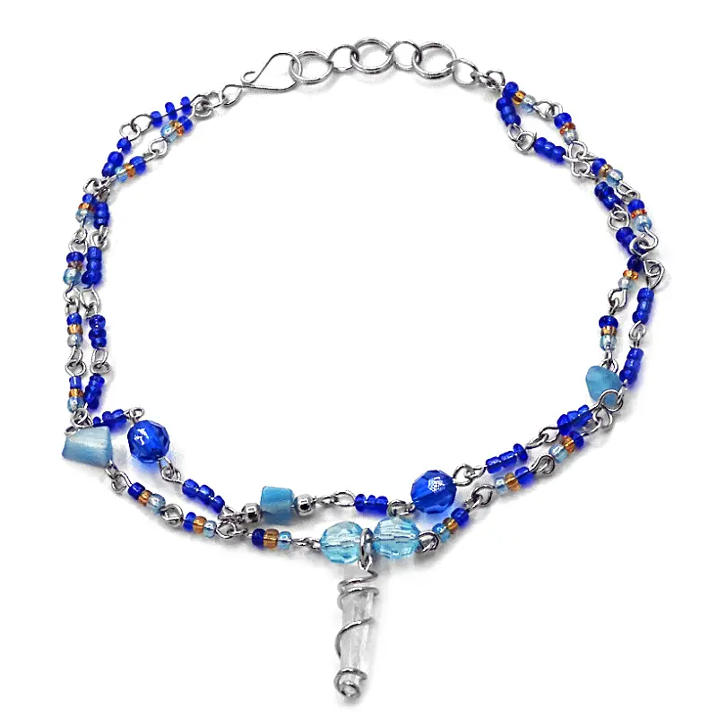 ANKLET - WIRE WRAPPED CRYSTAL - Assorted