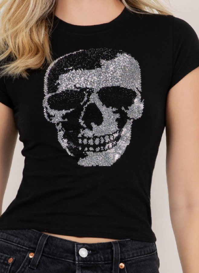 JR T-Shirt - SKULL BLING