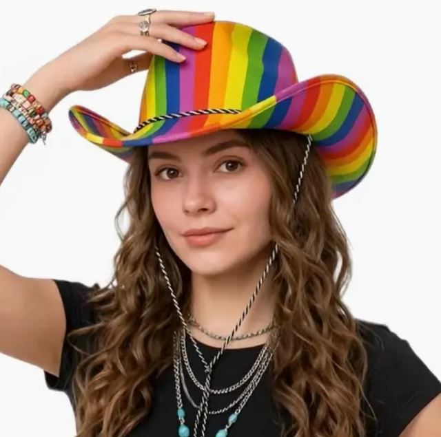 HAT - COWBOY RAINBOW Pride