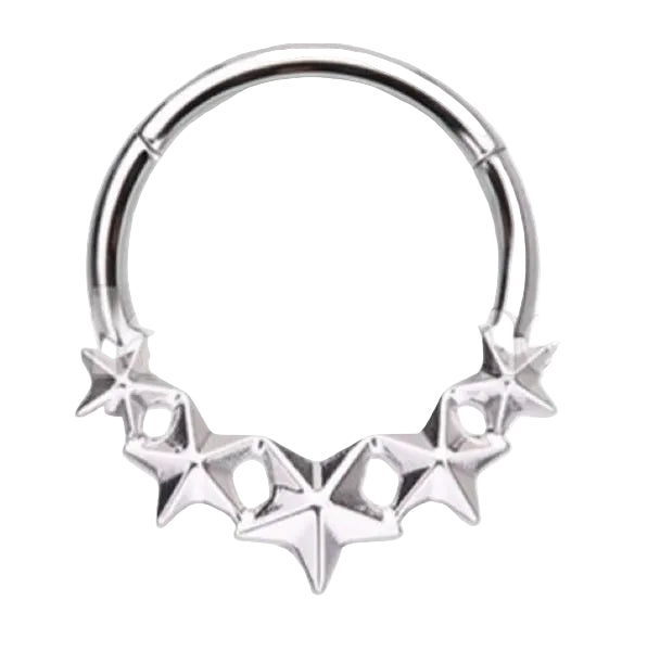 SEPTUM - STARS 16G - Silver