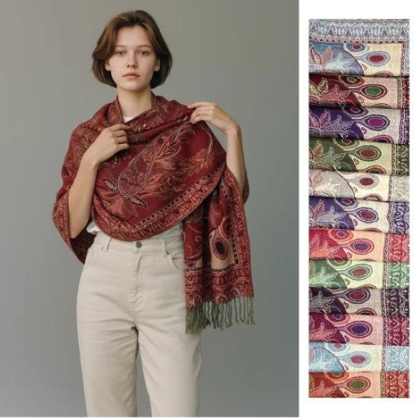 PASHMINA - PAISLEY FLORAL MULTI