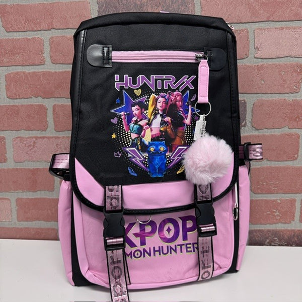 Backpack Kpop Pink Black