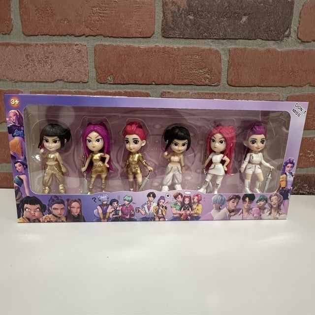 TOY - KPOP DOLLS 6PC WHITE GOLD