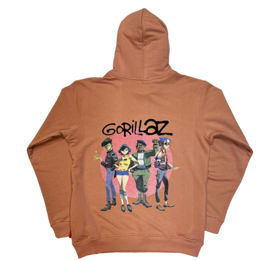 Hoodie - PREMIUM GORILLAZ - PINK