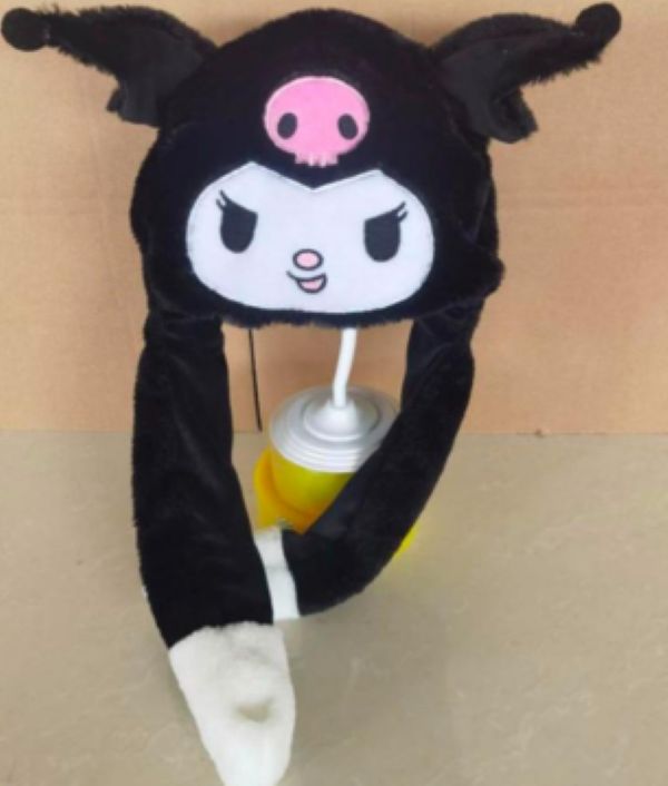 HAT - PLUSH KUROMI EARS FLIP