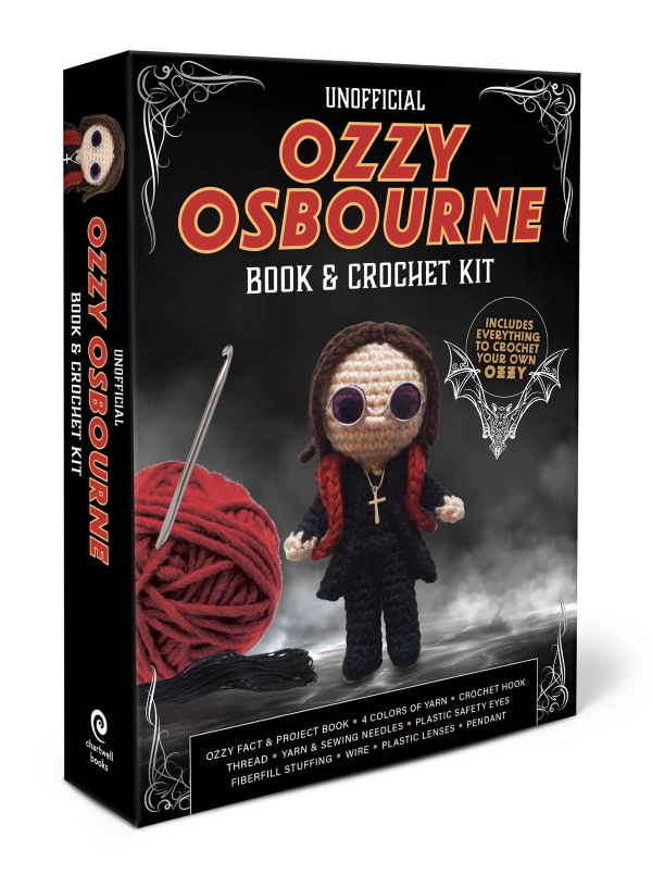 BOOK AND CROCHET Kit - OZZY OSBOURNE