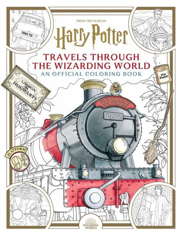 BOOK - COLORING HARRY WIZARDING