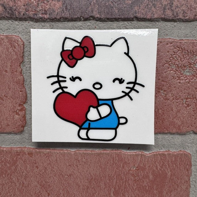 STICKER - HELLO KITTY HEART