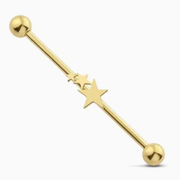 Barbell - Industrial Stars - Gold