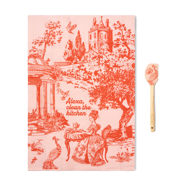 TOWEL And SPATULA - ALEXA CLEAN THE Kitchen