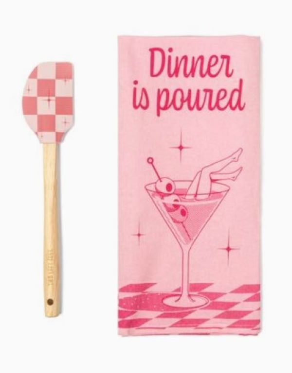 TOWEL And SPATULA - DINNER Is Power