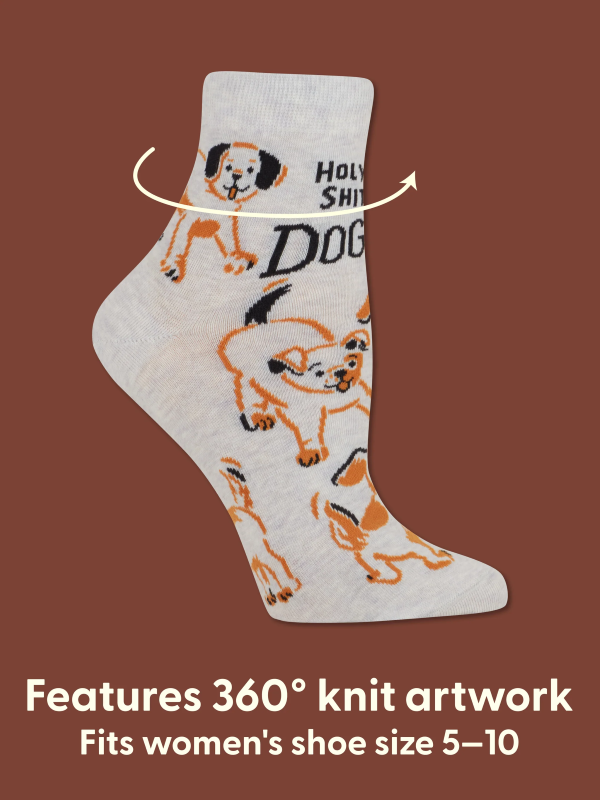 SOCKS - HOLY SHIT DOGS ANKLE