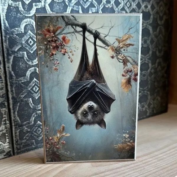 Sign - Fall Bat - 4X6