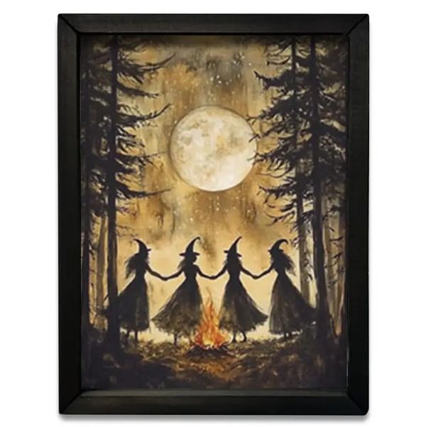 Wall Art - Witch Gathering - 12X16