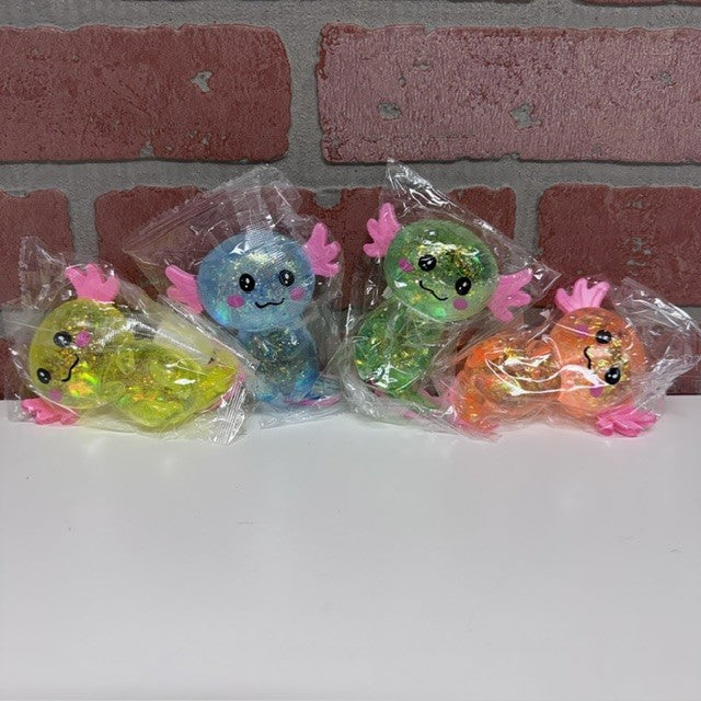 TOY - SQUISHY AXOLOTL GLITTER