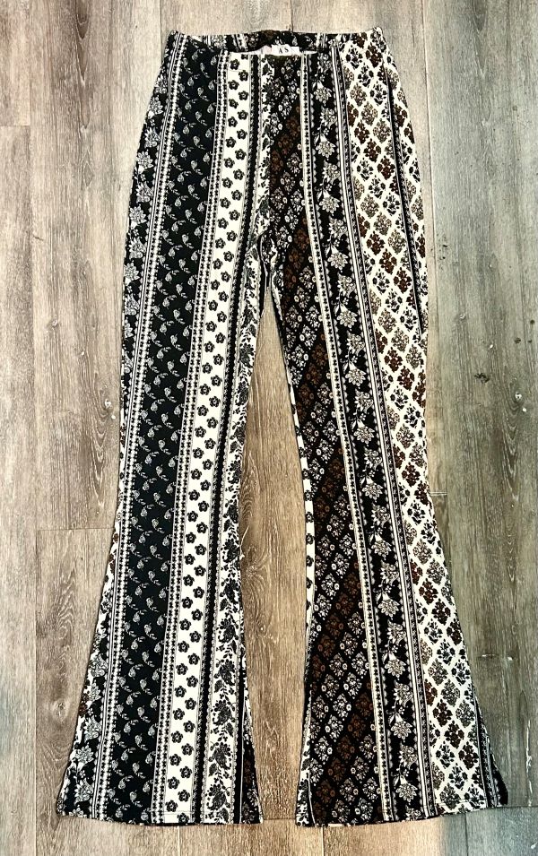 PALAZZO PANT - FLAIR - Black White