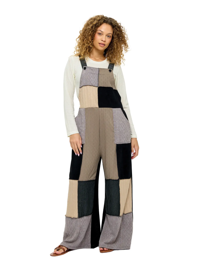 OVERALLS - COLORBLOCK PATCHWORK