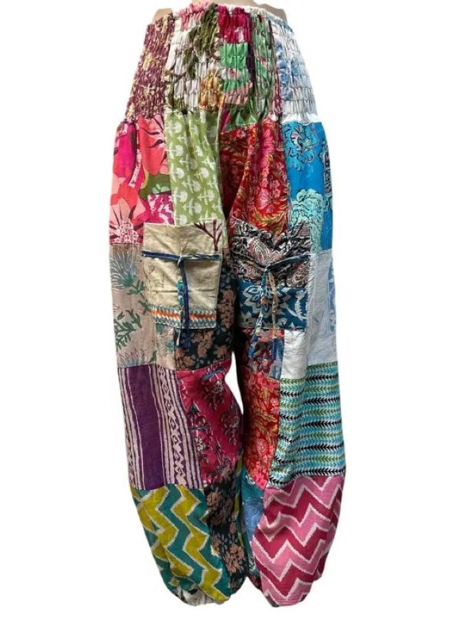 PANTS - PATCH MULTI COLOR OS