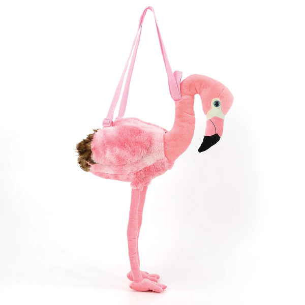 BACKPACK - FLAMINGO PLUSHY